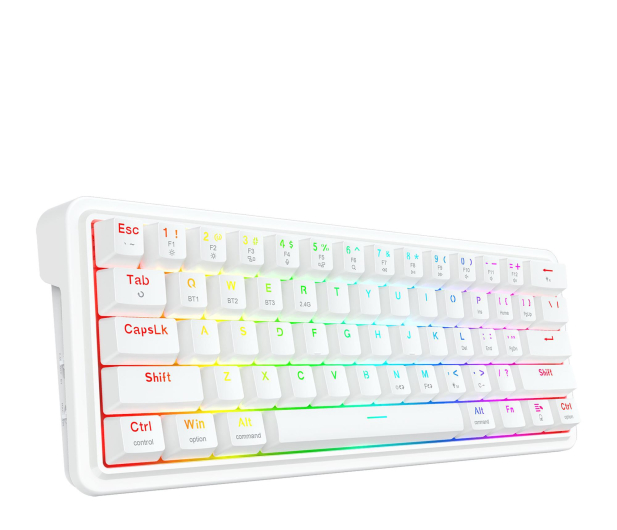Redragon Draconic V2 K730W-RGB-PRO White - 1358043 - zdjęcie 2